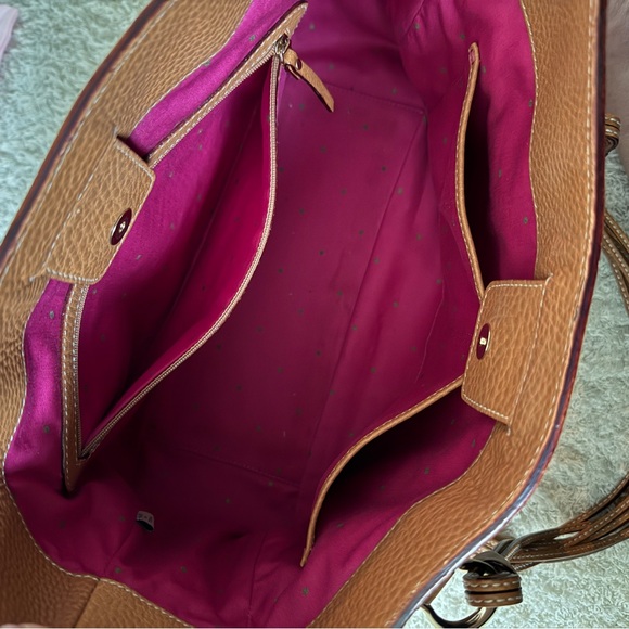 Kate Spade Foster Crossing Medium Satchel with Multi-strap Handles in Cognac - Picture 13 of 15